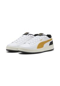 Puma - Sneakersy unisex Court Classico PUMA White Archive Gold Black Yellow. Kolor: czarny, biały, wielokolorowy, żółty