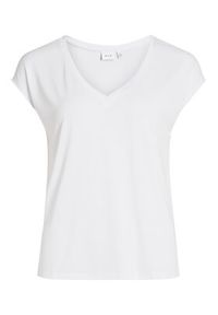 Vila T-Shirt Modala 14074847 Biały Relaxed Fit. Kolor: biały. Materiał: syntetyk #2