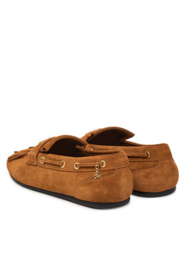 Karl Lagerfeld - KARL LAGERFELD Półbuty Marlee KL41329A Brązowy. Kolor: brązowy. Materiał: zamsz, skóra