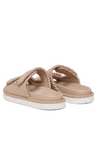 Badura Klapki BURDOCK-124AL0955 Beżowy. Kolor: beżowy. Materiał: skóra #4