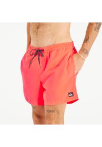 Spodenki surfingowe męskie Quiksilver Volley krótkie. Kolor: pomarańczowy. Materiał: poliester. Długość: krótkie. Styl: sportowy #1