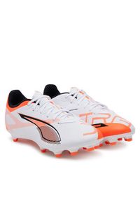 Puma Buty do piłki nożnej Ultra 5 Play Fg/Ag 108169 01 Biały. Kolor: biały. Materiał: skóra #4