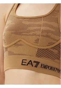 EA7 Emporio Armani Biustonosz sportowy 7W000517 AF13714 U6054 Brązowy. Kolor: brązowy. Materiał: syntetyk #5