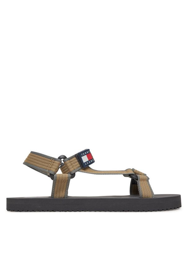 Sandały Tommy Jeans. Okazja: na co dzień. Kolor: brązowy. Styl: casual