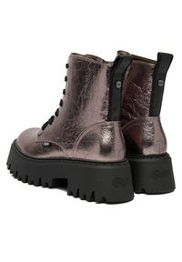 Buffalo Trzewiki Aspen Lace Up Mid 1622596 Srebrny. Kolor: srebrny. Materiał: skóra