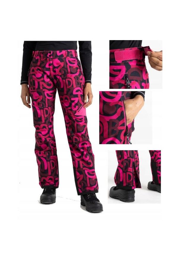 DARE 2B - Spodnie narciarskie dla kobiet Dare2B DWW556R. Kolor: różowy. Materiał: poliester. Sezon: zima. Sport: narciarstwo