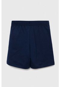 EA7 Emporio Armani szorty bawełniane dziecięce kolor granatowy. Okazja: na co dzień. Kolor: niebieski. Materiał: bawełna. Wzór: nadruk. Styl: casual #2