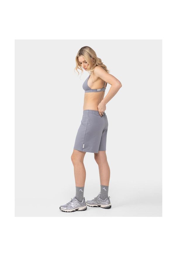 Spodenki dresowe Carpatree Cozy Leisure szare. Kolor: szary. Materiał: dresówka. Sport: fitness