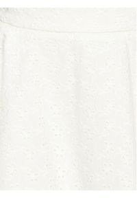 Glamorous Spódnica trapezowa AN4457 Biały Regular Fit. Kolor: biały. Materiał: bawełna #7