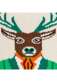 His Story - Skarpetki Bawełniane - Tematyczne - Jeleń. Kolor: wielokolorowy. Materiał: elastan, bawełna, poliamid #4