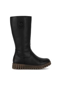 Rieker Kozaki Y3462-00 Czarny. Kolor: czarny. Materiał: skóra #1