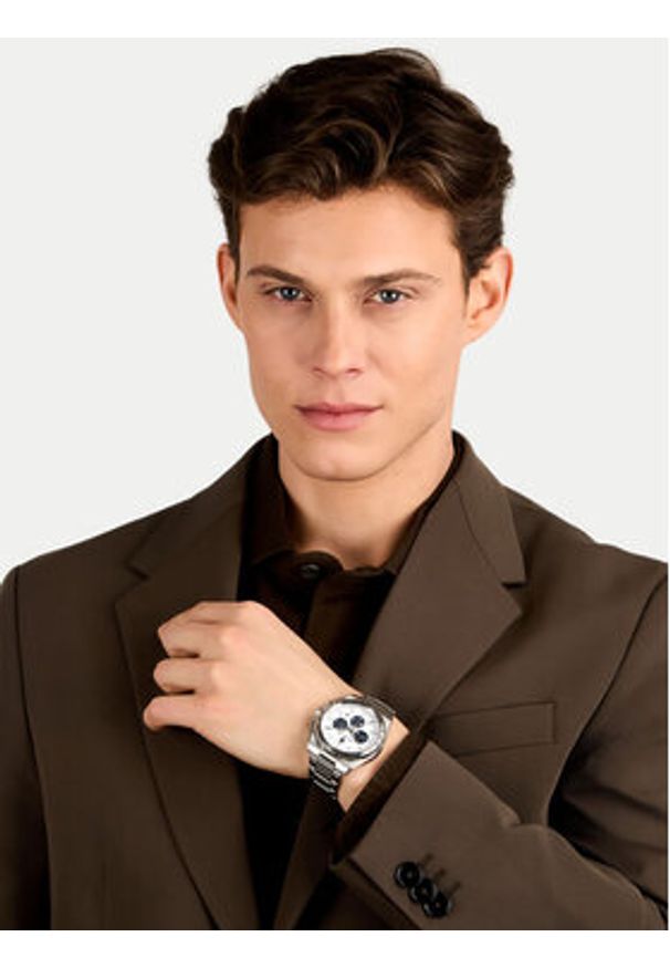 Maserati Zegarek Velocitá Chrono R8873652007 Srebrny. Kolor: srebrny