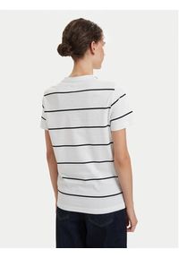 Beverly Hills Polo Club T-Shirt P-SS26W-TS0162 Biały Regular Fit. Typ kołnierza: polo. Kolor: biały. Materiał: bawełna #2