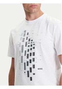 BOSS T-Shirt GRX Zone 50543808 Biały Regular Fit. Kolor: biały. Materiał: bawełna