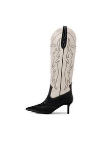 Nine West Kowbojki ZARIYA 909001 Czarny. Kolor: czarny. Materiał: skóra #4