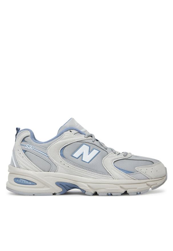 New Balance Sneakersy U530SMB Szary. Kolor: szary. Materiał: zamsz, skóra