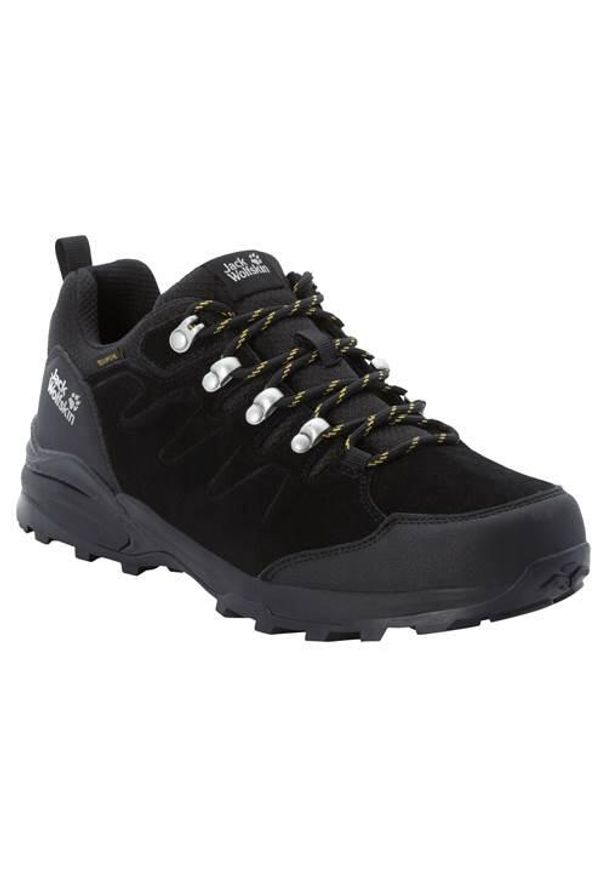 Buty trekkingowe męskie Jack Wolfskin Refugio Texapore Low. Kolor: wielokolorowy, żółty, szary