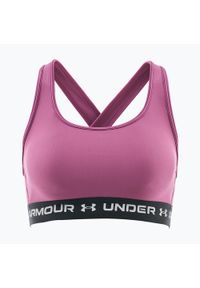 Biustonosz Under Armour Infinity Mid. Kolor: różowy. Sport: fitness #1