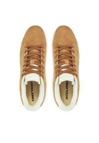 Jack & Jones - Jack&Jones Sneakersy 12203642 Beżowy. Kolor: beżowy. Materiał: skóra #5
