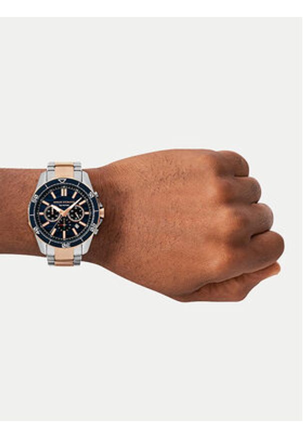 Armani Exchange Zegarek SPENCER AX1965 Srebrny. Kolor: srebrny