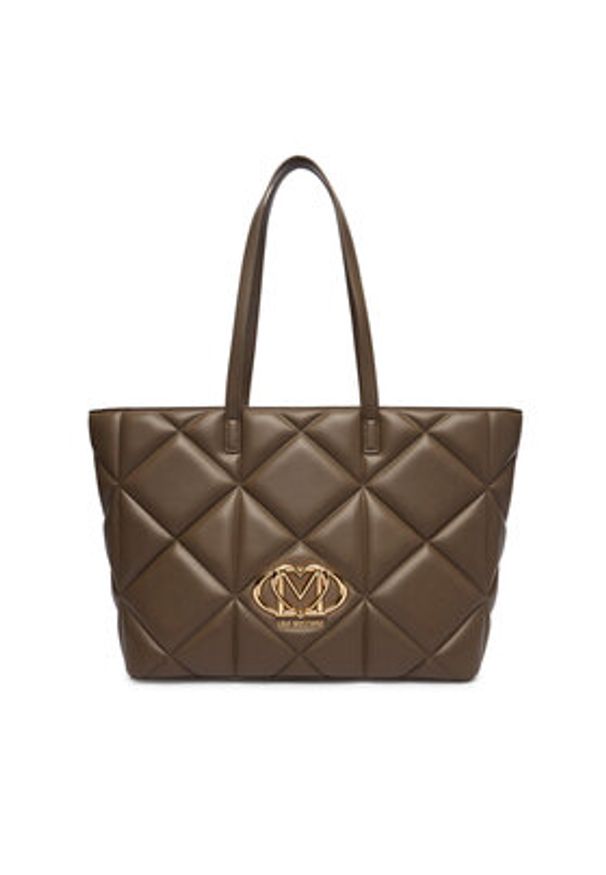 Love Moschino - LOVE MOSCHINO Torebka JC4120PP1OLC0203 Brązowy. Kolor: brązowy. Materiał: skórzane