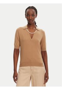 Liu Jo Sweter WA5222 MS49I Brązowy Regular Fit. Kolor: brązowy. Materiał: wiskoza #1