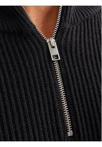 Jack & Jones Sweter Pannel 12258473 Czarny Regular Fit. Kolor: czarny. Materiał: syntetyk, bawełna #3
