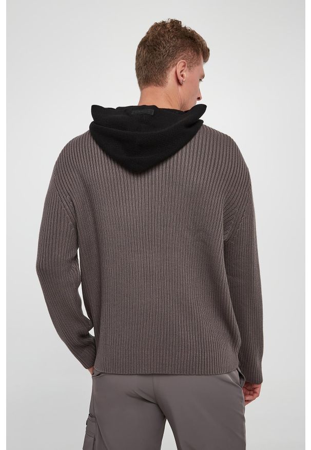 Armani Exchange - Sweter męski z kapturem ARMANI EXCHANGE. Typ kołnierza: kaptur