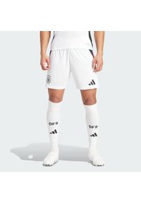 Adidas - Szorty Germany 24 Home. Kolor: biały. Materiał: materiał