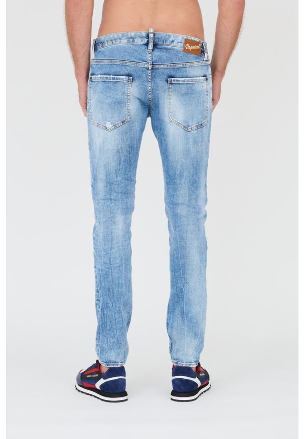 DSQUARED2 Niebieskie męskie jeansy Cool Guy Jean, Rozmiar 48. Kolor: niebieski