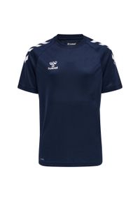 Koszulka sportowa z krótkim rękawem dziecięca Hummel Core XK Kids Poly T-Shirt. Kolor: niebieski. Długość rękawa: krótki rękaw. Długość: krótkie