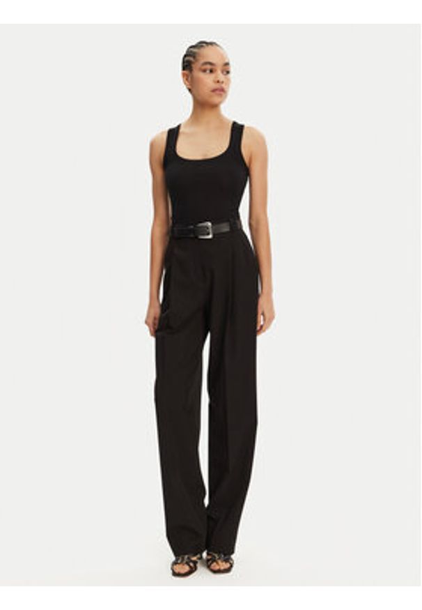 JACQUEMUS Top 243TO099-2381 Czarny Regular Fit. Kolor: czarny. Materiał: wiskoza