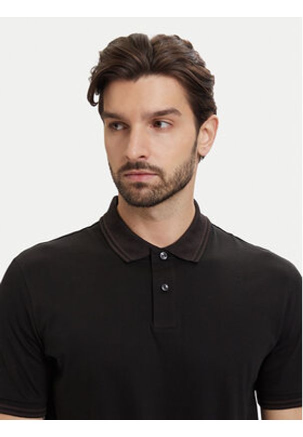 BOSS Polo H-Phillipson 238 50559654 Czarny Regular Fit. Typ kołnierza: polo. Kolor: czarny. Materiał: bawełna