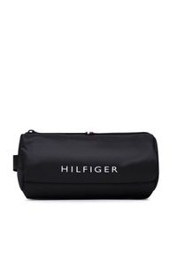 TOMMY HILFIGER - Tommy Hilfiger Kosmetyczka Th Skyline Washbag AM0AM11277 Czarny. Kolor: czarny. Materiał: materiał