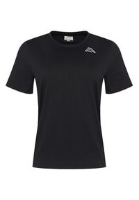 Kappa Komplet 3 t-shirtów Logo Sylvie 38277LW Czarny Regular Fit. Kolor: czarny. Materiał: bawełna