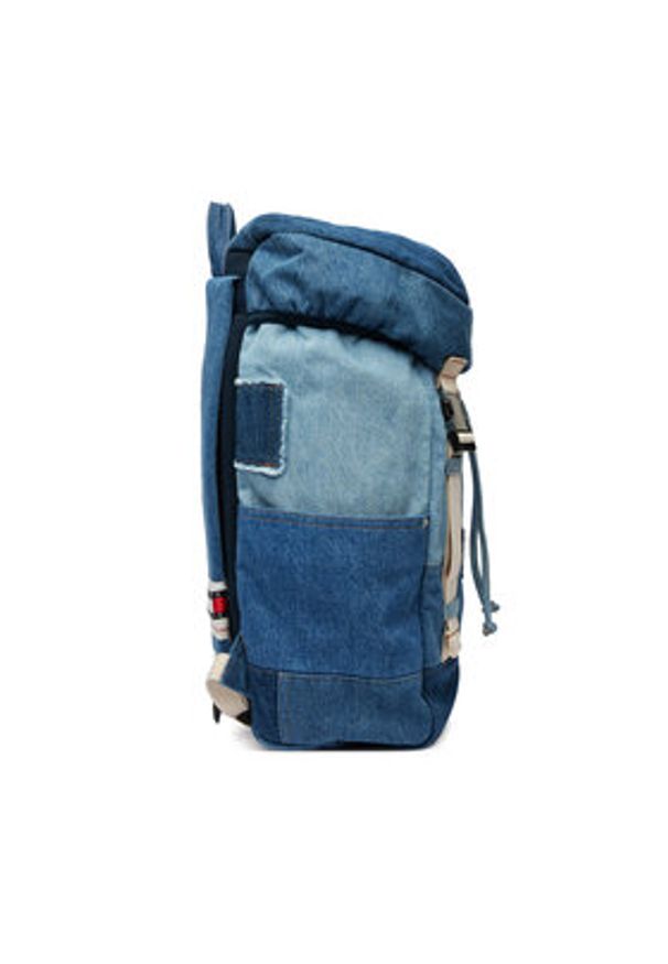 Tommy Jeans Plecak Tjm Denim Patchwork Backpack AM0AM14268 Niebieski. Kolor: niebieski. Materiał: materiał