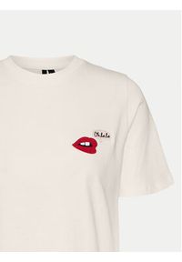 Vero Moda T-Shirt Elena 10326789 Biały Boxy Fit. Kolor: biały. Materiał: bawełna #4