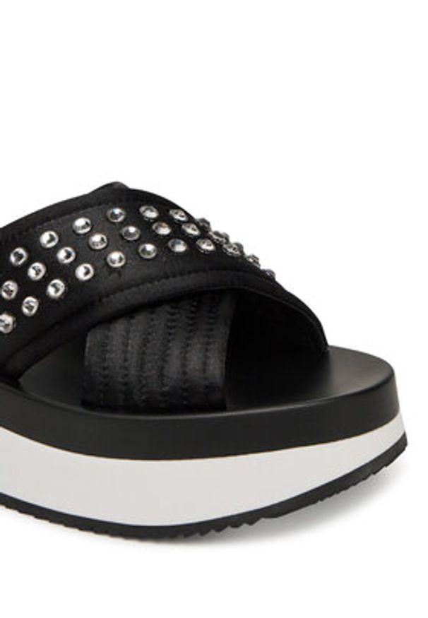 Liu Jo Klapki Dreamy Sandal 05 BA5091 TX001 Czarny. Kolor: czarny. Materiał: materiał