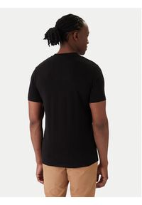 Karl Lagerfeld - KARL LAGERFELD T-Shirt 755040 561221 Czarny Regular Fit. Typ kołnierza: dekolt w karo. Kolor: czarny. Materiał: bawełna #5