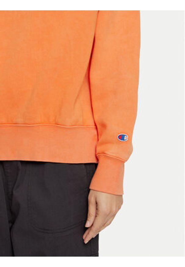 Champion Bluza 117441 Pomarańczowy Loose Fit. Kolor: pomarańczowy. Materiał: bawełna