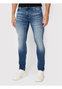Guess Jeansy Chris M2YA27 D4Q42 Granatowy Super Skinny Fit. Kolor: niebieski #1