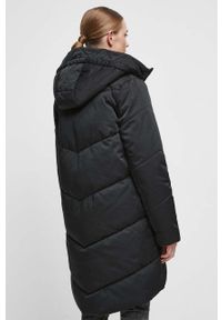 medicine - Medicine płaszcz damski kolor czarny zimowy. Kolor: czarny. Sezon: zima #3