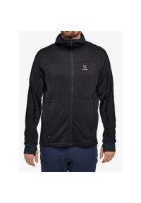 Haglöfs - Bluza polarowa męska Haglofs Betula Hood. Kolor: czarny. Materiał: polar