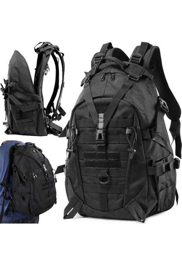 Plecak turystyczny Verk PLECAK TAKTYCZNY WOJSKOWY MILITARNY SURVIVAL TURYSTYCZNY TREKKINGOWY 30L. Wzór: moro. Styl: militarny