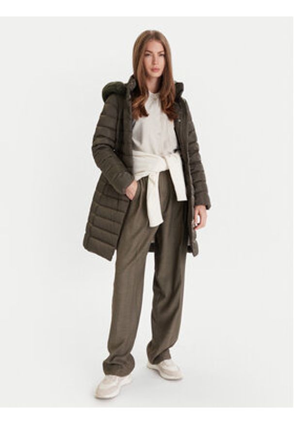 Geox Kurtka puchowa Bettanie W5626H T3122 F3236 Zielony Regular Fit. Kolor: zielony. Materiał: syntetyk