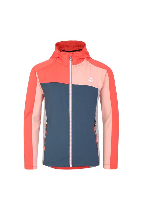 DARE 2B - Dziecięca Bluza Z Kapturem Thriving. Typ kołnierza: kaptur. Kolor: różowy, wielokolorowy, pomarańczowy