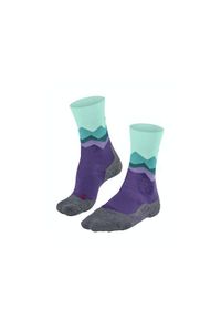Skarpetki damskie Falke TK2 Explore. Kolor: niebieski, wielokolorowy, brązowy. Sport: turystyka piesza #1