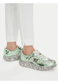 Laura Vita Sneakersy Nikito 52 Zielony. Kolor: zielony. Materiał: skóra #1