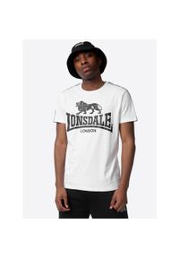 Koszulka Lonsdale Sheviock. Kolor: biały. Wzór: nadruk #1