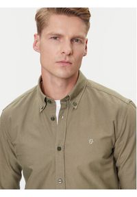 BOSS Koszula H-Roan 50544917 Zielony Slim Fit. Kolor: zielony. Materiał: bawełna